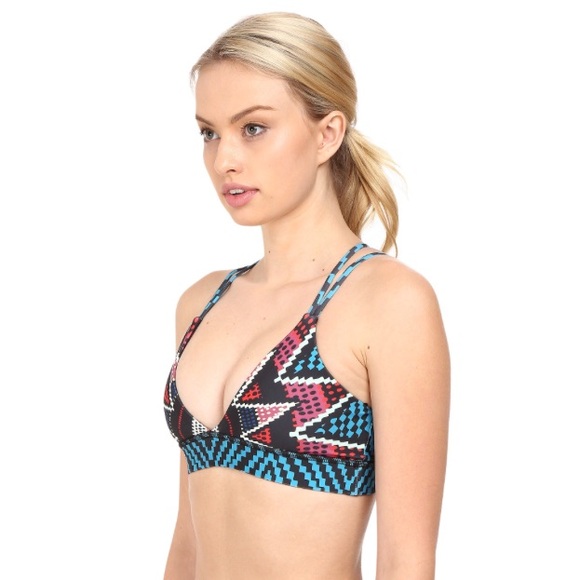 mara hoffman // aztec print starbasket strappy bra - Picture 4 of 6
